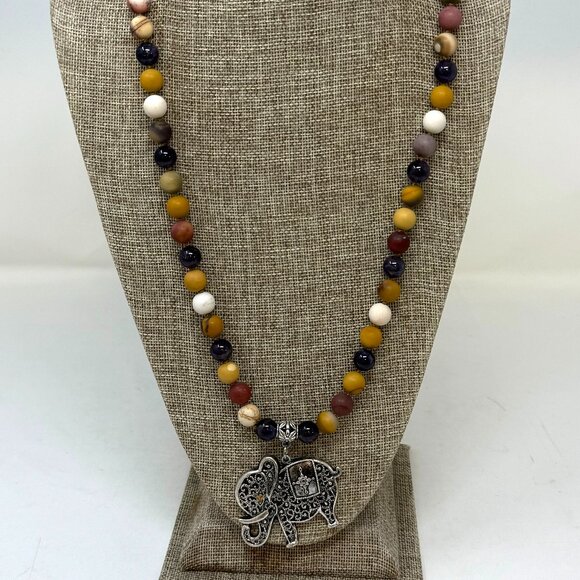 🆕️ Mookite 32" Semi Precious Necklace - Picture 1 of 1